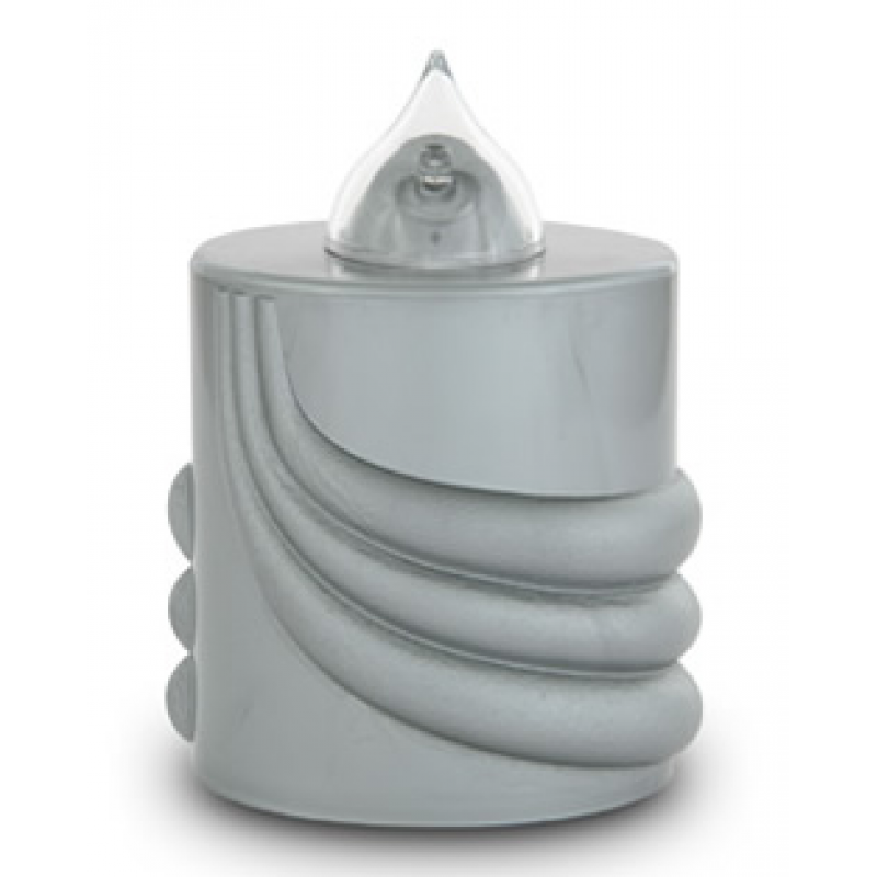 Elektrische grafkaars GF-03 - Zilver